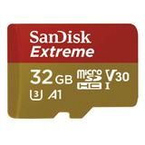 Memoria Micro Sd Sandisk Extreme 32gb Cl10 Uhs C/adaptor /v