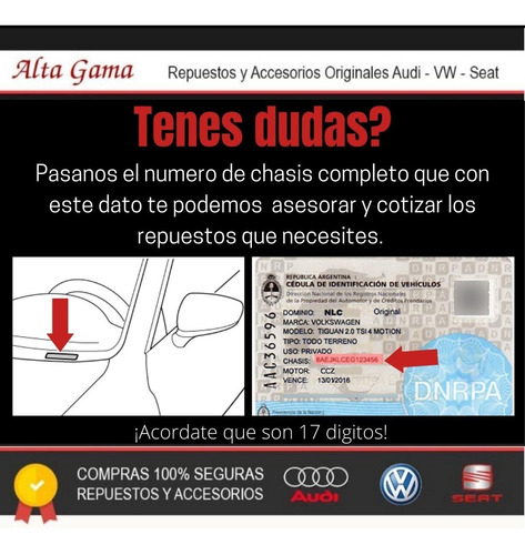 Junta De Radiador De Aceite Marca Febi Audi A4 A5 Q5 Q3 A6 Foto 5