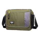 Morral Bandolera Carpetero Everlast Antirrobo 22199 Verde