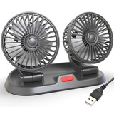 Ventilador Doble Con Conexión Usb P/auto, Camioneta, Tráiler