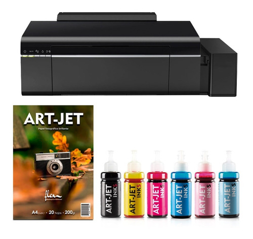 Combo Impresora Epson L805 40%+ De Tinta Art-jet® Comercial