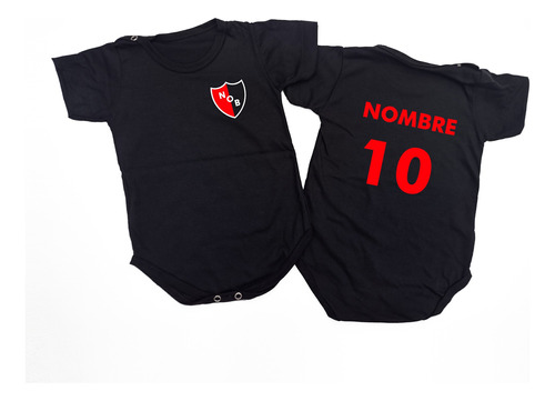 Body Bebe Camiseta Newells C/ Nombre Personalizado