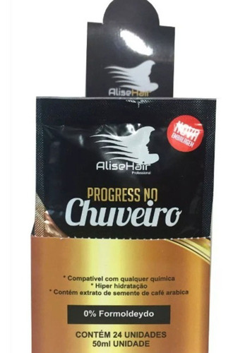 Alise Hair Progress No Chuveiro Sachê 50ml 2 Display C/12 Un