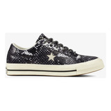 Tenis Converse Piel Tipo Serpiente Negro, Gris, Beige, Bco