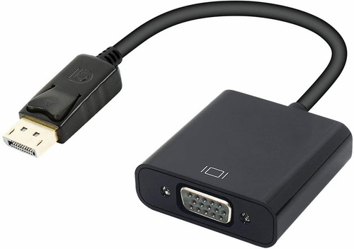 Negro Adaptador Displayport A Vga Convertidor