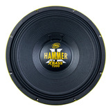 Medio Eros E15 Hammer Xbass 7200 15 Pol 2250 Rms Som Amarelo