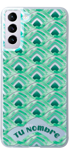 Funda Para Galaxy Para Mujer Acuarela Personalizado Nombre