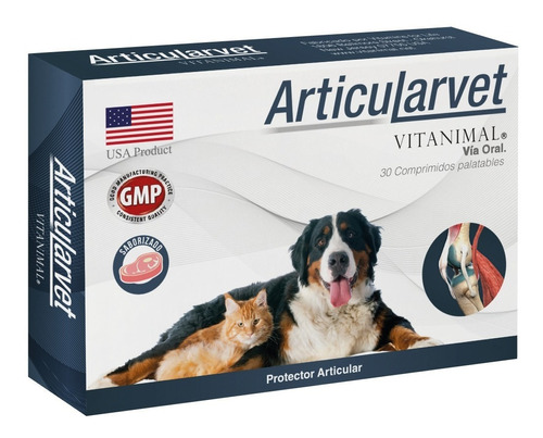  Articularvet Vitanimal Suplemento Perro Gato 30 Comprimidos