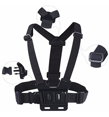 Suporte De Peito Cinta Peitoral Para Camera Gopro 5 Go Pro