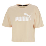 Remera Puma Essentials Cropped Logo Sportstyle Mujer Moda Ma