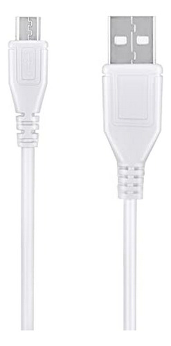 Cable De Carga Usb Blanco Para Amazon Kindle Fire 7 Compatib