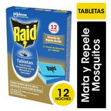Raid Tabletas Anti Mosquitos Doble Accion X12 Unidades