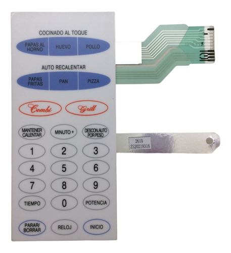 Panel Membrana De Microondas P/ Goldstar Mb3070