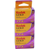 Kodak Gold 200 rollo Película 36exp. 3 Rollos