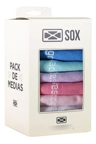 Pack Semanal De Medias Sox 7 Dias 7 Soquetes Algodón Colores