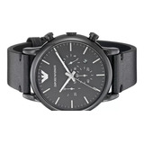 Relogio Masculino Emporio Armani Ar1918 Preto Couro