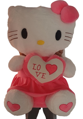 Kitty Kity  Kawaii Gigante De Peluche Kiti + Decorado A Msi