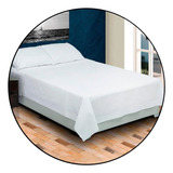 (pack X2) Juegos Sabanas Blancos Para Cama King 2x2 Suaves