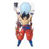Figura Goku Genkidama Para Exhibir Sola O Con Porta Lampara 