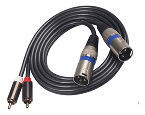 Cable De Audio R3fever Grade, 2 Pares Rca Macho, 2 Xlr Y 3 P