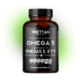 Omega 5 + 6 + 9 Origen Vegetal 90 Cápsulas 500mg Prettan