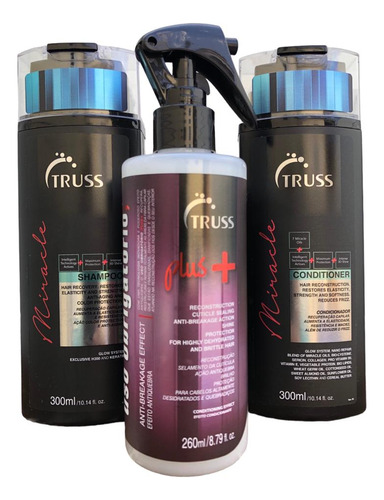Truss Miracle  Shampoo E Condicionador 300ml + Plus+ 260ml