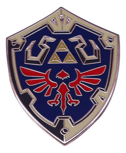 Broche Pin De Metal Escudo Hylian | The Legend Of Zelda