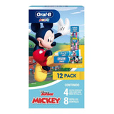 Oral-b Kids 12pack (8 Cepillos Y 4 Pastas Dentales)