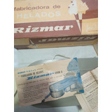 Fabricadora De Helados Antigua Rizmar Mod Junior Ii