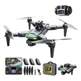 Mini Drone Hytobp Mini Drone S166 Gps Con Dual Cámara 8k Negro 5ghz 3 Baterías