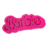 * Cortador Marcador Galleta Letras Barbie Fondant Pasta