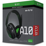 Headset Gamer Astro A10 Gray/green Xboxone/ps4/switch/pc