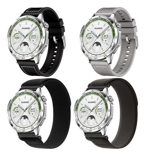 4 Correa Para Huawei Watch 4 3 Pro De 46mm Gt4 Gt3 Gt 22mm