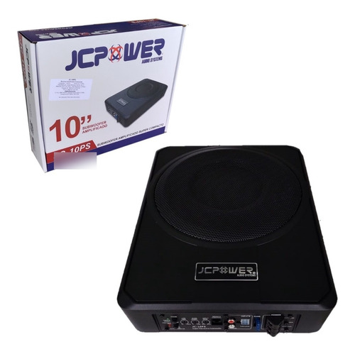 Subwoofer Plano Amplificado 10 Ventilado Jc Power Jc-10ps