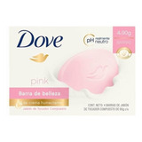 Dove Jabón Pink Barra, 90g (4 Piezas)