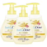 Kit 3 Sabonetes Líquido Baby Dove Glicerinado 200ml