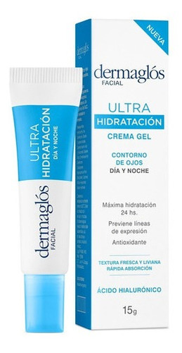 Dermaglos Ultra Hidratación Crema Gel Contorno De Ojos 15g