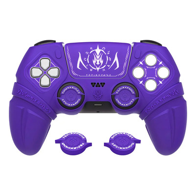 Playvital Funda De Silicona Para Ps5 Mando - Edición Runes Color Violeta | Meses sin interés