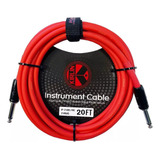 Cable Kirlin Instrumento Ip-241bc Rd Rojo  6mts