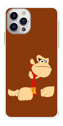 Capinha Donkey Kong Fundo Marrom Capa De Celular