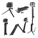 Baston Selfie Stick Monopod 3 Way Articulado Go Pro Tripode