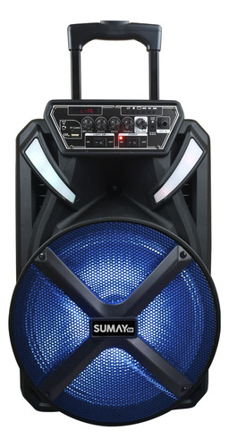 Caixa De Som Sumay X-prime 600bt 300 Rms Bluetooth Portátil