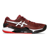 Tenis Asics Gel Resolution 9 Antique Red/white