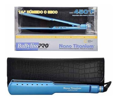 Planchita Plancha Pelo Humedo Con Estuche Babyliss Pro 2073