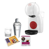 Cafetera Blanca Dolce Gusto Piccolo Krups (combo)