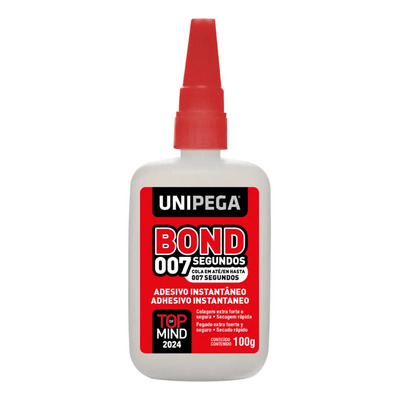 Adhesivo Instantáneo Bond 007 Pegamento Unipega 100g | MercadoLibre