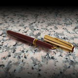 Pluma Fuente Montblanc 72 Punto De Oro 18k De C.1955