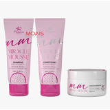 Kit Miracle Mousse Shampoo+ Condicionador+mascara Floractive