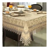 Toalha De Mesa De Renda Guipi Na Medida 160x280 Retangular 