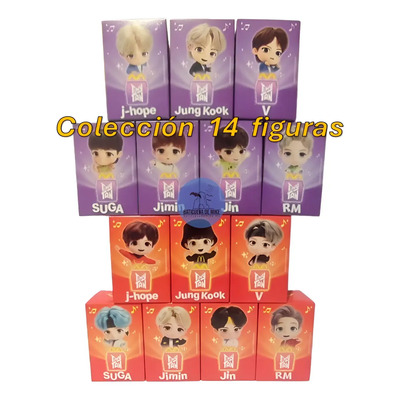 Tinytan Bts Mcdonald's Colección Completa 14 Figuras Nuevo